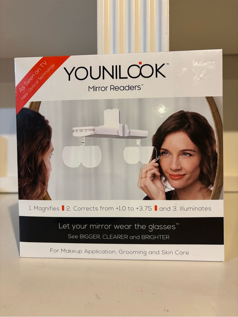 New Younilook mirror readers - for makeup application for those who wear glasses
